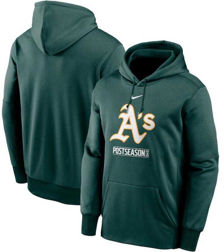 Men's Oakland Athletics Nike Green 2020 Postseason Collection Pullover Hoodie,We sell and wholesale Men's Oakland Athletics Nike Green 2020 Postseason Collection Pullover Hoodie on line form chian!